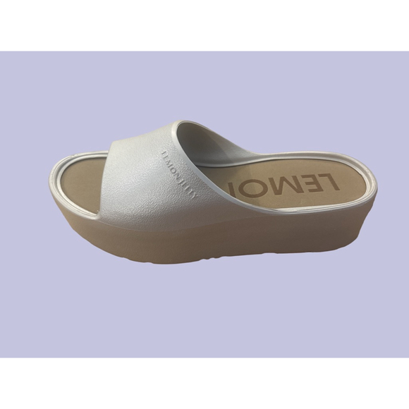 Lemon Jelly Shoes - New Women's Lemon Jelly Warm Grey Platform Sandals Size 8.5-9/39.